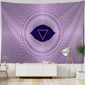Arazzi Meditazione chakra arazzo appeso a parete decorazione in tessuto tappetino yoga stanza art