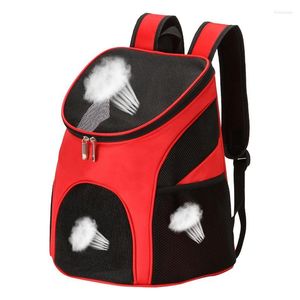 Dog Car Seat Covers Foldable Pet Backpack Hiking Breathable Puppy Carrying Portable Anti- Wide Shoulder Strap