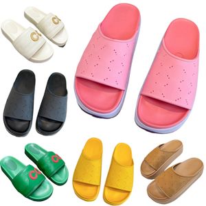 Nuove pantofole di moda Designer di lusso sandali in gomma Spessa caramelle in pilota scarpe da esterni non slip spiaggia coppie uwabaki Scarpe gelatina di gelatina slip on scarpe su scarpe