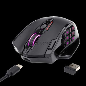 Mice Redragon M913 Impact Elite Wireless Gaming Mouse with 16 Programmable Buttons 16000 DPI 80 Hr Battery and Pro Optical Sensor x0706