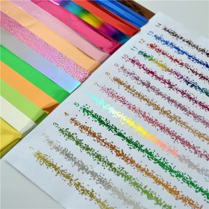 Embalagem Papel Myfoils A4 50 Folhas Alumínio Anodizado STAMPING FOIL Gold Laminador Papel Craft fácil de usar pode ser usado em papel minc 230706