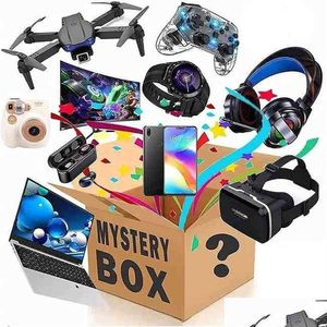 Głośniki przenośne Mystery Box Elektronika Pudełka losowe Prezenty urodzinowe Niespodzianki Adt Lucky Takie jak Drony Inteligentne zegarki Bluetooth Spea Dhiwq