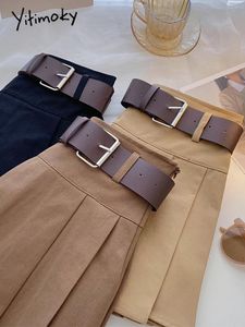 spódnica jitimoky plisowana spódnice dla kobiet mini y2K letnie szarfia 2022 Koreańskie ubranie modowe haruku czarny wysoki talia