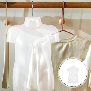 Storage Bags Children's Plastic Mannequin Baby Body Hangers Translucent Clothes Display Shop Lingerie Costume