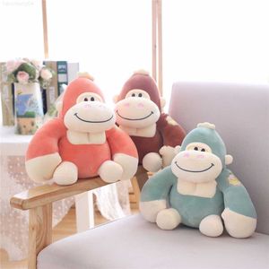 Wypchane zwierzęta pluszowe miękkie pluszowe symulacja goryl orangutan wypchana lalka zabawki dla dzieci dzieci prezent urodzinowy dla dzieci wystrój sklepu domowego L230707