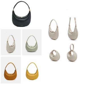 Songmont Luna Bag Luxury Designer Underarm Hobo Shoulder Half Moon Leather Purse clutch bags Handbag Light luxury and high sense