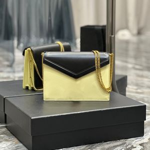 Toppkvalitetsdesigner Crossbody Bag for Women Chain Shoulder Bag Luxury Real Leather Handväskor Designer Purse Antik Metal Flap Bag Fashion Messenger Väskor med låda