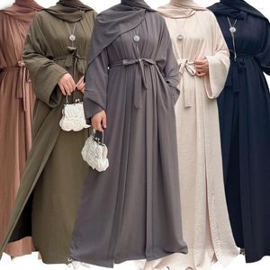 Ethnic Clothing Women Muslim Prayer Garment Plain 2 Piece Jilbab Set Nida Dubai Turkey Arabic Oman Eid Outfits Abaya Khimar Hijab Long Skirt