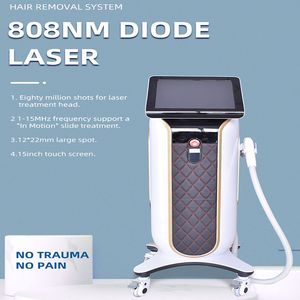 Preço de fábrica 10 barras permanente e indolor 808 máquina de depilação a laser de diodo 808Nm Salon Beauty Machine Price