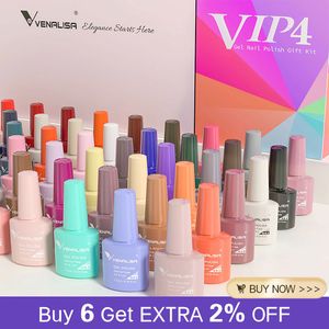 Nail Polish Venalisa VIP4 Nail Gel Polish HEMA FREE Full Coverage Beautiful Semi Permanent Soak Off UV LED Gel Nail Polish Gel Lacquer 230706