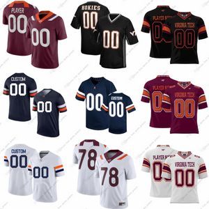 Custom NCAA Virginia Cavaliers College Football Maglie Brady Bennett Jr. Bracey Butler Carter Cross Holland III Jackson Jones McCarron McDonald Fisher Gaines