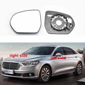 Para ford taurus 2015-2018 peças de reposição automotiva espelho lateral do carro lente retrovisor lentes reflexivas vidro com aquecimento