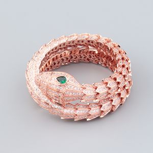 Nowy prawdziwy 18K Solid Gold Bogle Bransoleta Panie Bracelets Women Men Bracelets Bracelets Double Snake Infinity Luksusowy projektant biżuterii Prezenty ślubne