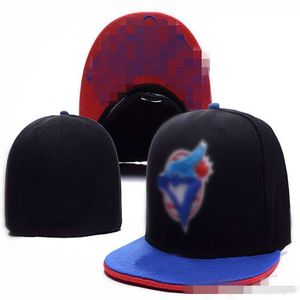 2023 Blue-Jays_ Bonés de beisebol masculinos femininos Hip Hop Hat bones aba reta Gorras rap Fitted Hats H2-7.7