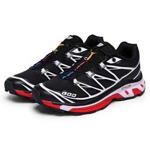 2024 Running Shoes Salmon XT6 Mens Black Mesh Asas azuis Amarelo vermelho homem Mulheres XT 6 Treinadores Esportes Esportivos ao ar livre