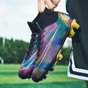 Güvenlik Ayakkabıları Erkekler TFFG Futbol Ayakkabı Profesyonel UNISEX AKLE BOOTS Çim Eğitim Spor Beş Kişi Antislip Yumuşak 230707