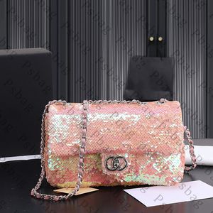 Pinksugao Frauen Umhängetasche Umhängetasche Kette Taschen Handtaschen Luxus Mode Top Qualität Pailletten Geldbörsen Designer Einkaufstasche 2Größe xiaoxu-0707-250