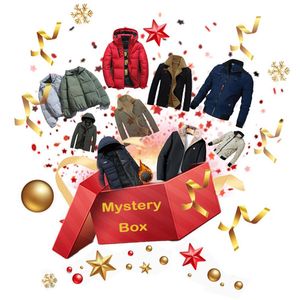 Christmas Mystery Box Övrigt Klädkappor för man jacka Surprise Boxar Huvtröjor Bomullskläder Random Lucky coat herr att öppna Unex219o