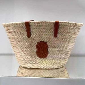 2023 nowy TRIOMPHE CLASSIC skóra bydlęca torba na kosz torba na plażę damska męska ręcznie tkana torebka sprzęgło Crossbody designerska torebka na ramię torba podróżna torebka lady piknik