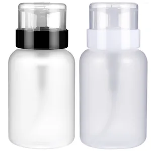 Nail Gel Squeeze Bottle Polish Remover Behållare Gör tomma flaskor Pump Dispenser Klar plast