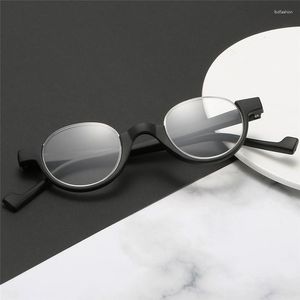 Sonnenbrille Runde Metall Anti-Müdigkeit Lesebrille Frauen Dioptrien Lupe Big Vision Klein 1,0 bis 3,5