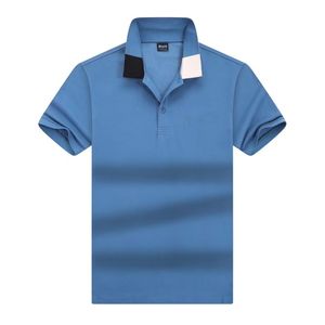 Camicie Desinger polo da uomo bos lettera Slim Fit classica manica corta Lettera stampata traspirante Stampa taglia M 3XL Maglietta traspirante di alta qualità Abbigliamento casual da uomo