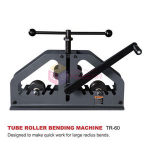 Portable Manual TR-60 38mm Round Tube Roller Heavy Duty Pipe Roll Bender Machine Pipe Bending Machinery Roller Bending Machine