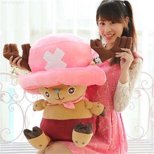 Uppstoppade plyschdjur 30CM/40CM/50CM Hot Söt kawaii tony chopper plyschleksaker chopper plyschdockor fyllda anime leksak födelsedagspresent L230707