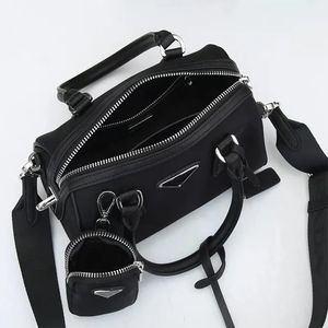 Torba na poduszkę 3 w 1 Torby na ramię Crossbody Kobiety Messenger Torebka Zwykły PVC Łańcuchy Zamek Miękka klapa Płótno Pojedyncze wnętrze Kieszeń na suwak Projektanci Satchel