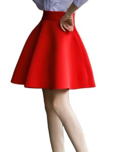 スカート XS-5XL セクシーなスカートの女性固体厚いチュチュスカートハイウエストフレア超ミニスケーター超ショートスカート 0804-30 230707