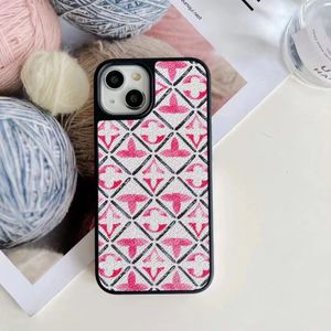 Телефон кожаный iPhone 15 14 13 12 Pro Max Designer Hi качественный кошелек 18 17 16 15pro 14pro 13pro 12pro Case с коробкой 0701 Man Woman S