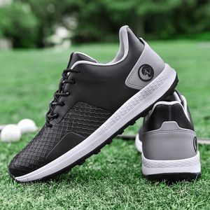 Sapatos novos sapatos profissionais de golfe masculino de golfe à prova d'água para homens tamanho 4047 Sapatos de caminhada tênis atléticos