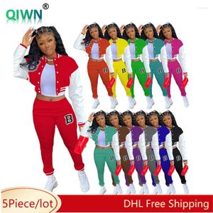 سراويل نسائية Qiwn Women joggers sweatpants 2xl البيسبول غير الرسمي السفلية لرسالة رياضية خريف الملابس الشتوية بالجملة 6118