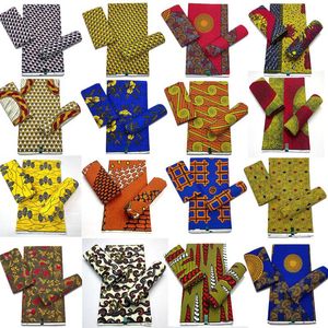 Klänning veritabel vax afrikansk vax tyg bomullsmaterial nigeriansk ankara block trycker batik högkvalitativ syduk