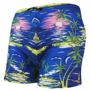 Men's Swimwear Multi Prints Men Elastic Swimming Trunk Swimwear Beach Swim Sport Short Briefs Surfing Summer Swimsuit Boxer Shorts Bathing Suit J0707