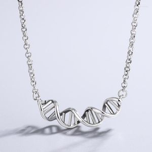 Pendant Necklaces Todorova Creative DNA Twisted Spiral For Women Charming Vintage Minimalist Temperament Party Jewelry Gifts