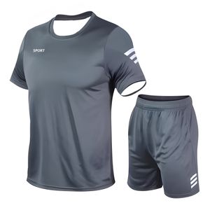 Träningsoveraller för män Sommar 3D-utskrift Sport Snabbtorkande Andningsbar Street Gym Sportkläder Bekväm Tight TshirtShorts Tvådelad XXS6XL 230707