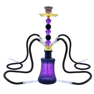 21,6 Zoll Shisha Set Glas Metall Bar Nacht Multiplayer Glas Shisha Becher Rauchen Neu auf dem Markt Shisha Zigarettenfilter Arabian Oil Rigs Designer