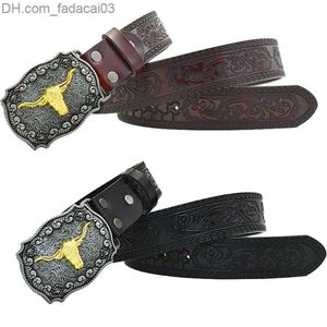 Belts Home>Product Center>West Flower Eagle Dragon>Carved Men's Leather Belt Z230710