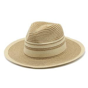 Chapéus panamá fashion para mulheres, homens, jazz, fedoras, chapéus de sol, verão, respirável, elegante, chapéu de festa, aba larga