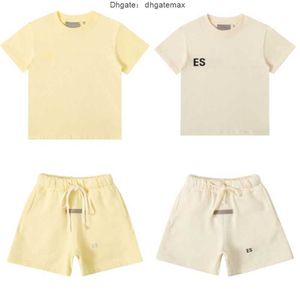 Men's Tracksuits Kids Clothing Sets ESS Baby Boys Girls Clothes Designer Summer Luxury Tshirts And Shorts Tracksuit Children youth Outfits Short Sleeve Tee