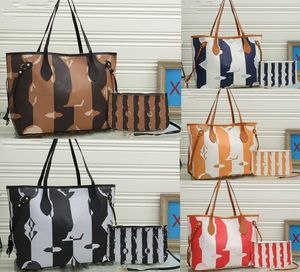 tote bag Dam handväskor Tote shopping bag handväska kvalitet canvas Lädermode Strandväskor toppdesigner resor Crossbody Shoulder Plånbok Plånböcker