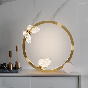 Table Lamps Nordic LED Butterfly Lamp Modern Luxurious Decorate Desk For Home Indoor Lighting Bedside Bedroom Night Light