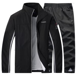 Männer Trainingsanzüge Leichtathletik Zweiteilige Leichtathletik Jacke Hosen Set Casual Sport Jogging Gym Sportswear Trainingskleidung