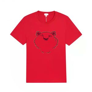 Üst Tshirts Tiger Heads Kenzio Tasarımcı Tişört Erkekler için Sokak Giyim Erkek Tees Yaz Desenleri Nakış Tee Mektupları Hiphop Stilleri Tişörtler Günlük Sokak Giyseni 215