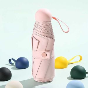 Ombrelli Capsule sia per uomo che per donna, tasca parasole compatta e portatile, protezione solare e protezione solare e radiazioni ultraviolette