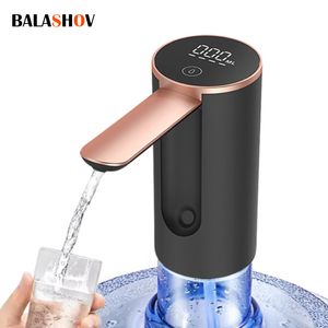 Vattenpumpar Smart vattenflaskpump Hushålls-USB elektrisk hopfällbar vattensuganordning Desktop Mineralvattenpump Vattendispenser 230707