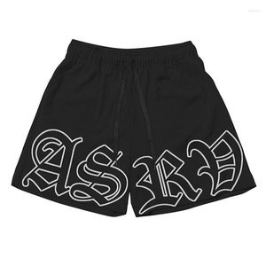 Shorts masculinos para ginástica, verão, corrida, esporte, fitness, respirável, macio, tênis, malha, calças curtas, roupas masculinas de basquete