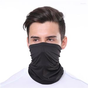 Cycling Caps Outdoor Sport Solid Magic Scarf Bandana Neck Warmer Tube Fishing Ski Balaclava Breathable Headband Face Mask Women Men