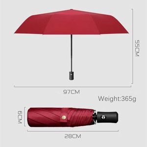Guarda-chuvas resistente ao vento dobrável guarda-chuva automático chuva feminino auto luxo grande à prova de vento guarda-chuvas chuva para homem revestimento preto